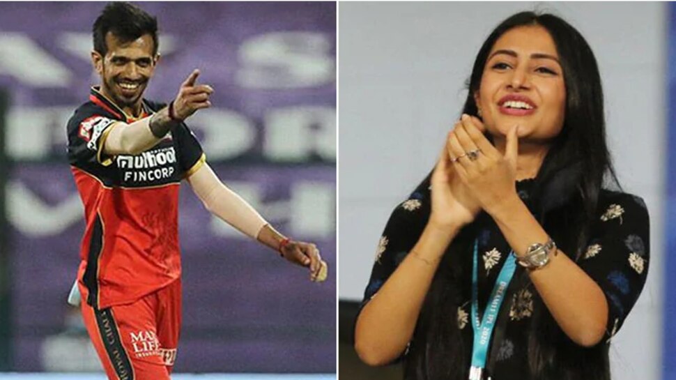 IPL: RCB के मैच के दौरान कुछ इस अंदाज में नजर आईं युजवेंद्र चहल की मंगेतर धनश्री वर्मा IPL: RCB के मैच के दौरान कुछ इस अंदाज में नजर आईं युजवेंद्र चहल की मंगेतर धनश्री वर्मा