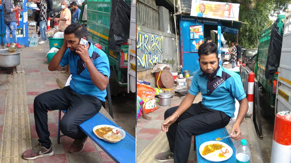 मदद के लिए आगे आया शख्स