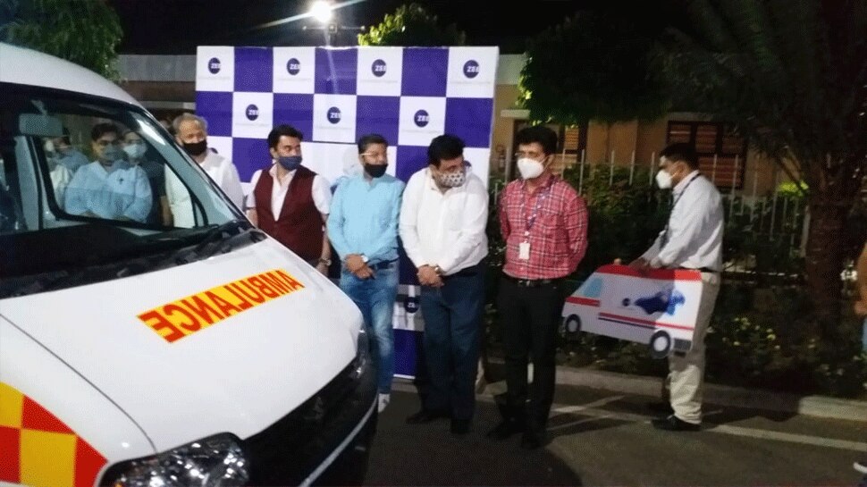 CSR के तहत ZEEL एक बड़ी भागीदारी का हिस्सा बना ZEEL handed over 20 ambulances with 4000 PPE kits to Rajasthan see photos