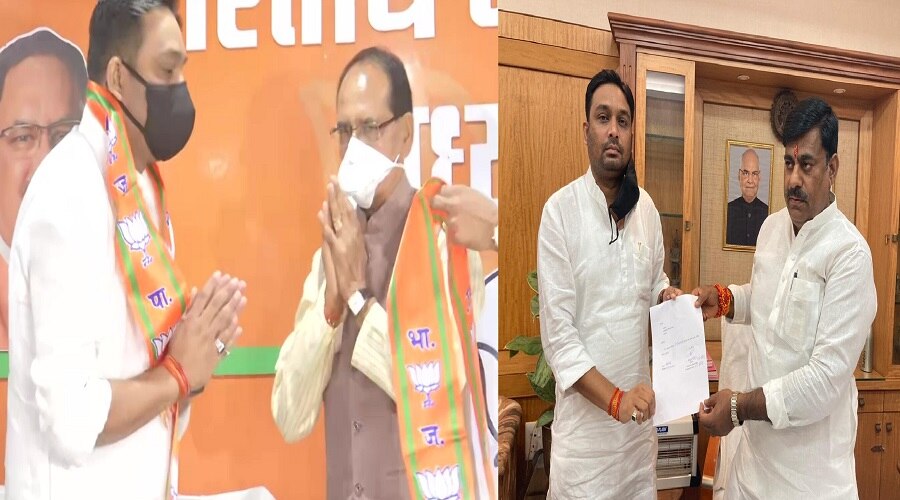 Madhya Pradesh: कांग्रेस को बड़ा झटका, विधायक राहुल इस्तीफा देकर BJP में शामिल 