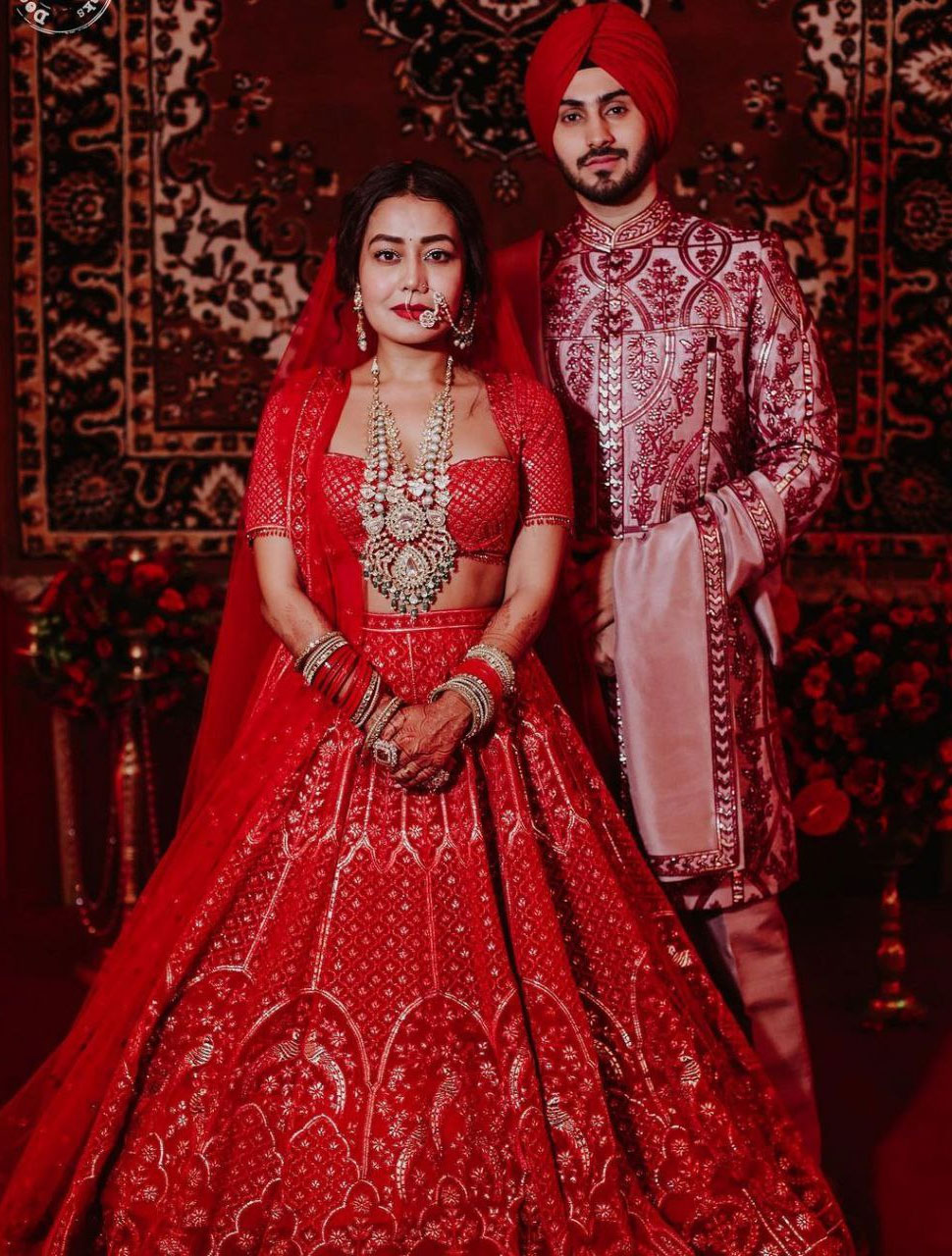 Neha Kakkar tied the knot with Rohanpreet Singh on Saturday.