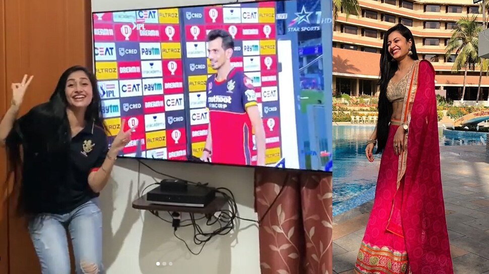 टीवी के सामने बिखेरी मुस्कान Dhanashree Verma TV