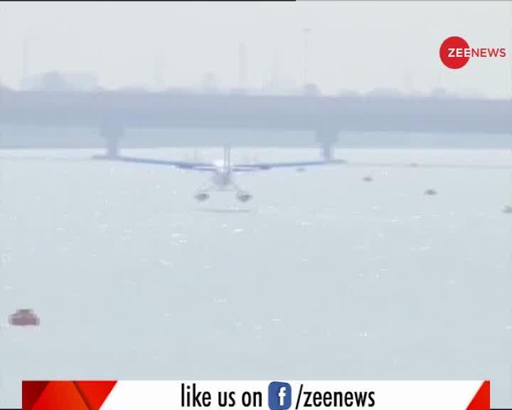 PM Modi travels on India's first sea plane flight | भारत की सी प्लेन ...