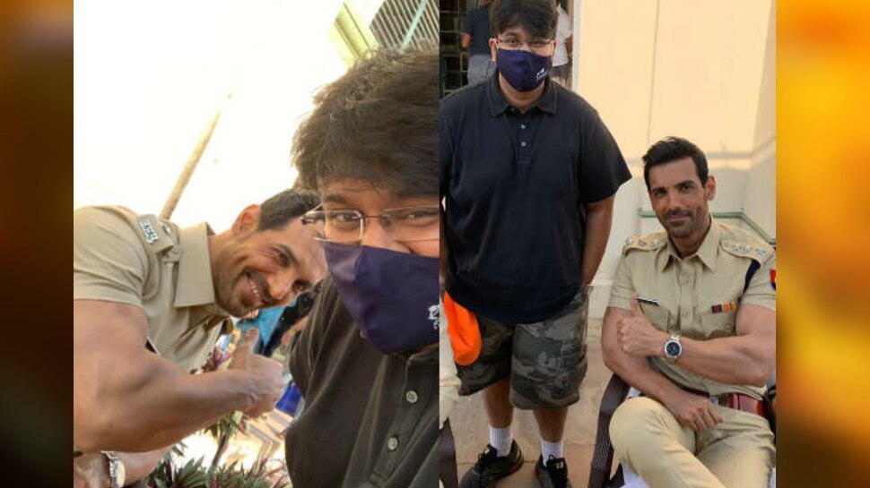 'सत्यमेव जयते 2' में खाकी पहने नजर आएंगे जॉन अब्राहम, फोटो हुई VIRAL
