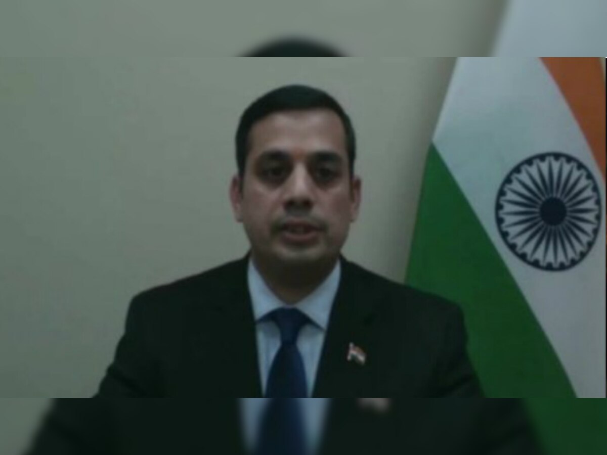 UN में भारत के स्थायी मिशन के सचिव आशीष शर्मा.