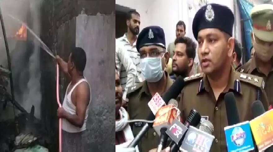 Uttarpradesh: कुशीनगर की अवैध पटाखा फैक्ट्री में आग लगने से 3 लोग जिंदा जले