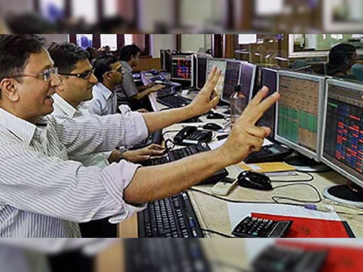 भारतीय शेयर बाजार में शानदार तेजी, निफ्टी 12,000 के पार, IT, बैंक्स, मेटल मजबूत