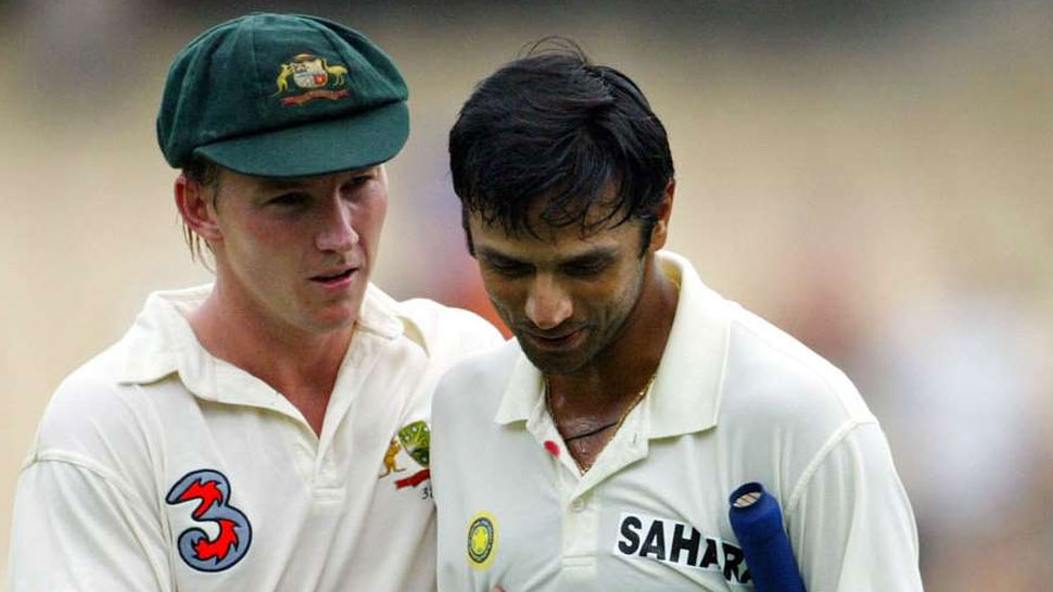 द्रविड़ को किया परेशान Brett Lee Rahul Dravid