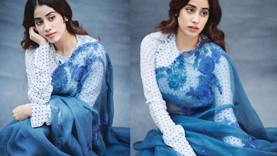 Black and White look of Janhavi Kapoor