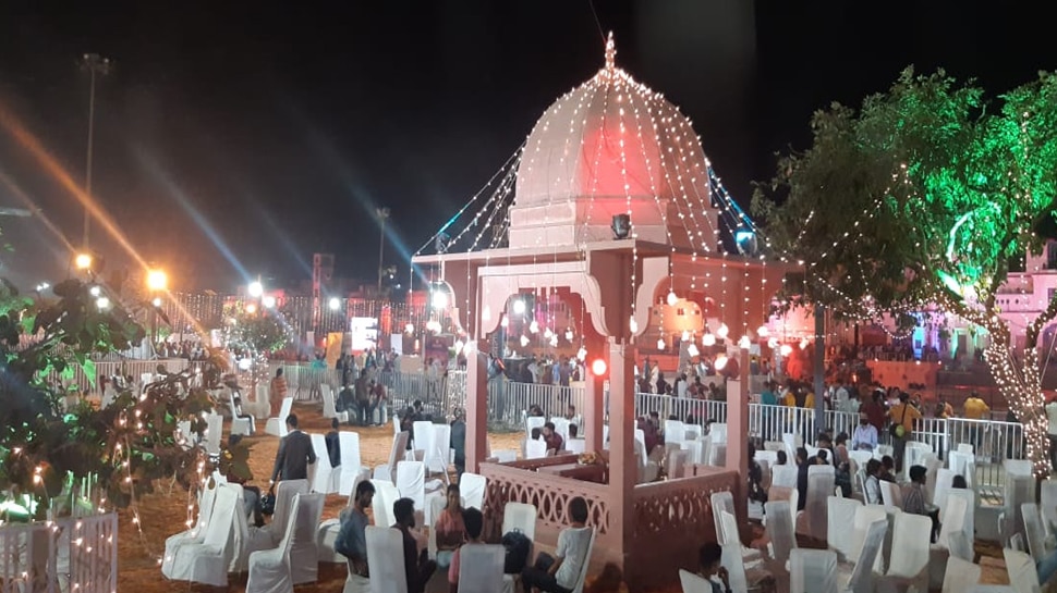 ayodhya decorated with lights and lamps for deepotasv program on 13 ...