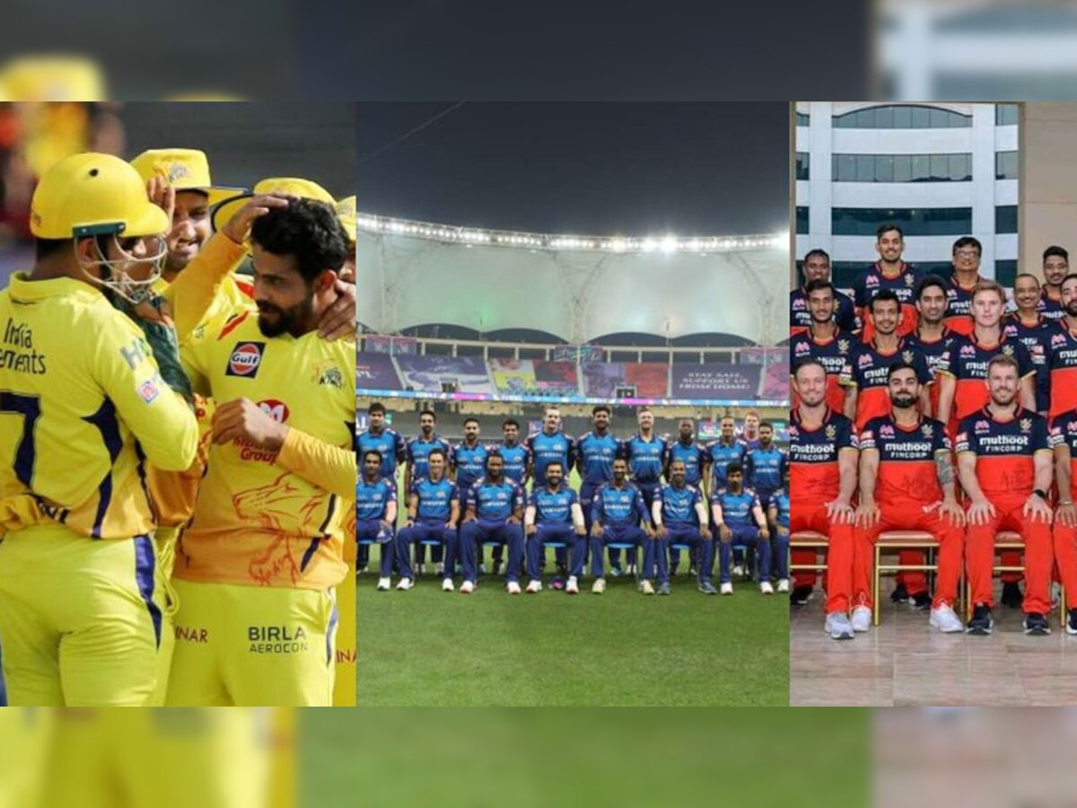 चेन्नई, मुंबई और बैंगलोर की टीम (फोटो-BCCI/IPL)