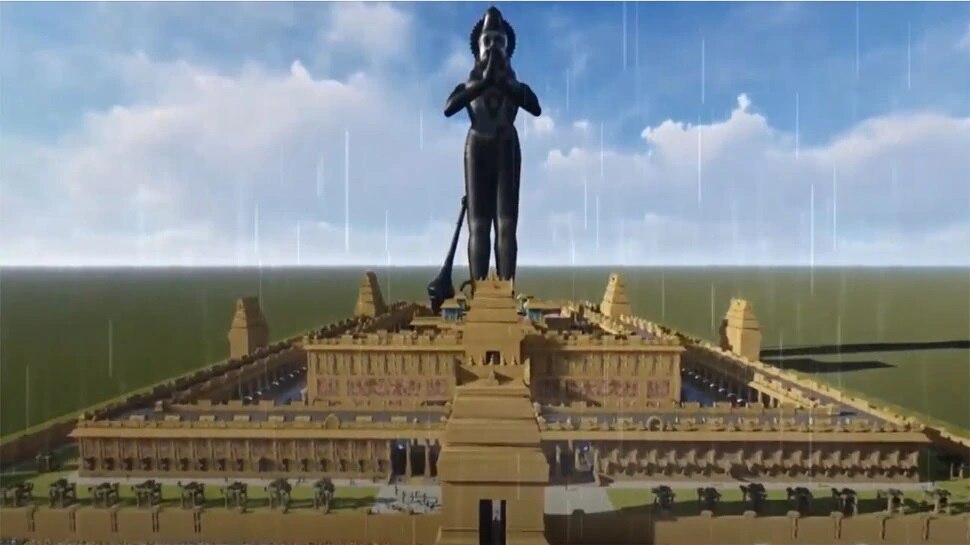 अयोध्या की तर्ज पर कर्नाटक के किष्किंधा में दुनिया की सबसे ऊंची हनुमान प्रतिमा, जानें खासियतें