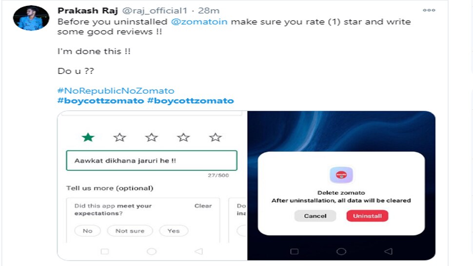 Arnab Goswami fans threaten to boycott Zomato after Swara Bhaskar asks