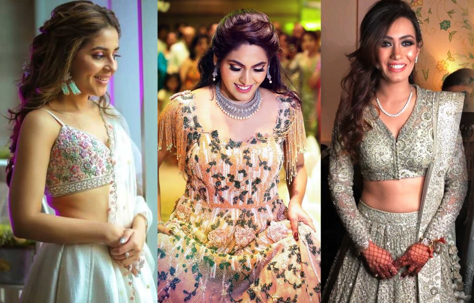 What are some of your photos wearing your wedding lehenga? - Quora