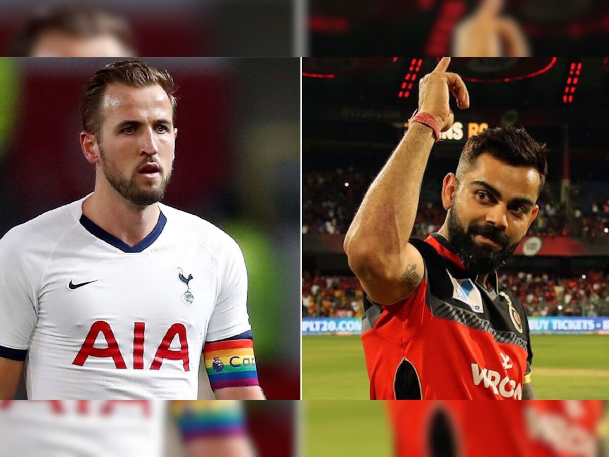 इंग्लैंड फुटबाल टीम के कप्तान Harry Kane ने Virat Kohli से की ये अनोखी मांग