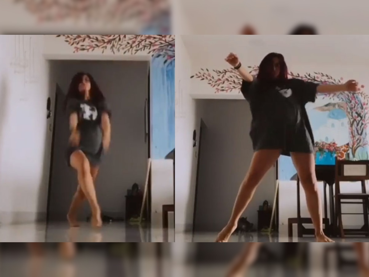 घर के स्टाफ के साथ Elli Avrram ने किया धांसू डांस, VIDEO देख लोग हुए हैरान