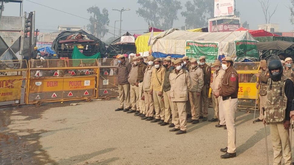 Farmers Protest: किसानों के आंदोलन का 9वां दिन, सिंघु बॉर्डर पर किसानों की महापंचायत आज