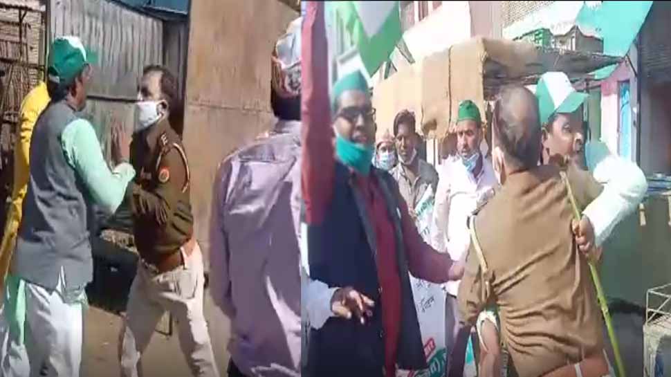 भारत बंद का यूपी-उत्तराखंड पर असर: किसान यूनियन कार्यकर्ताओं और पुलिस में झड़प