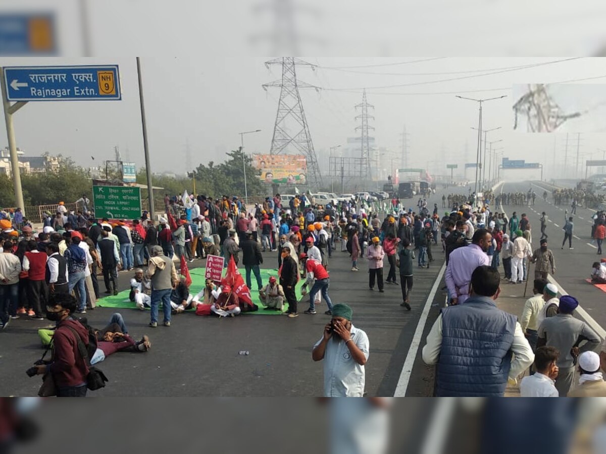 कृषि कानून के विरोध में किसानों ने भारत बंद बुलाया.