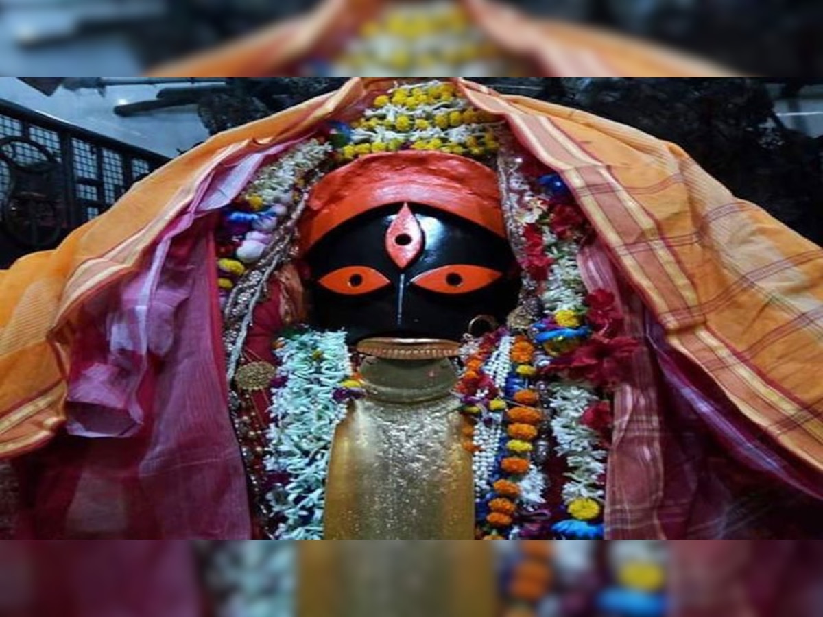 Kalighat Kali Temple Goddess Kali worship Devi is in waking state ...