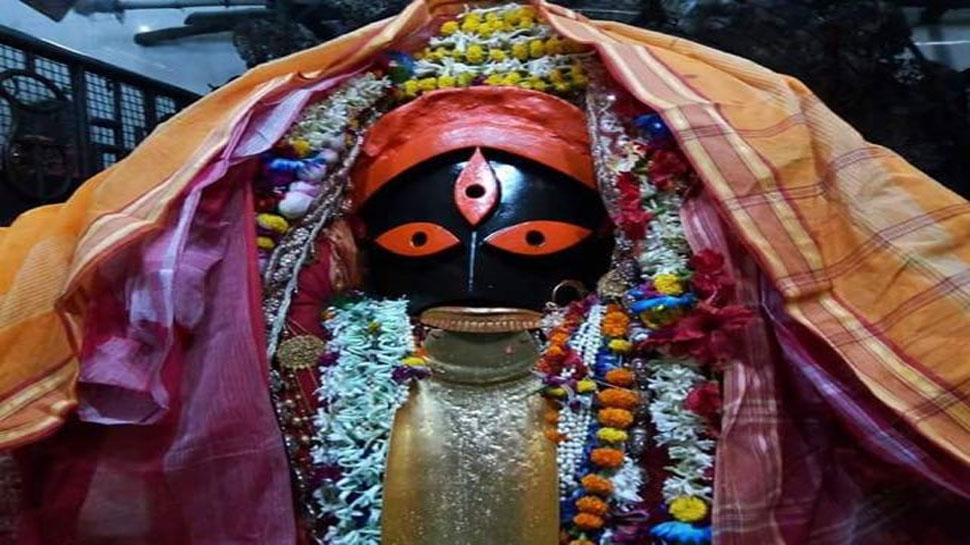 Kalighat Kali Temple Goddess Kali worship Devi is in waking state ...