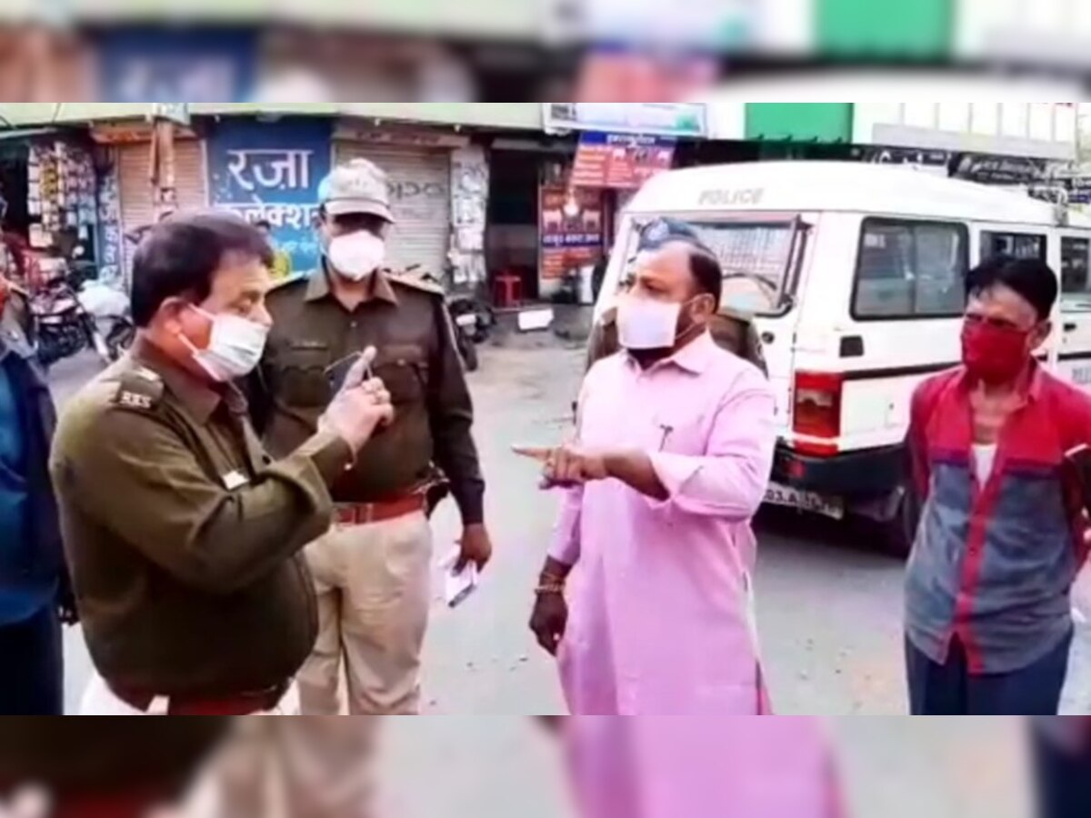 CSP और बीजेपी नेता का वीडियो सोशल मीडिया पर वायरल हो गया है