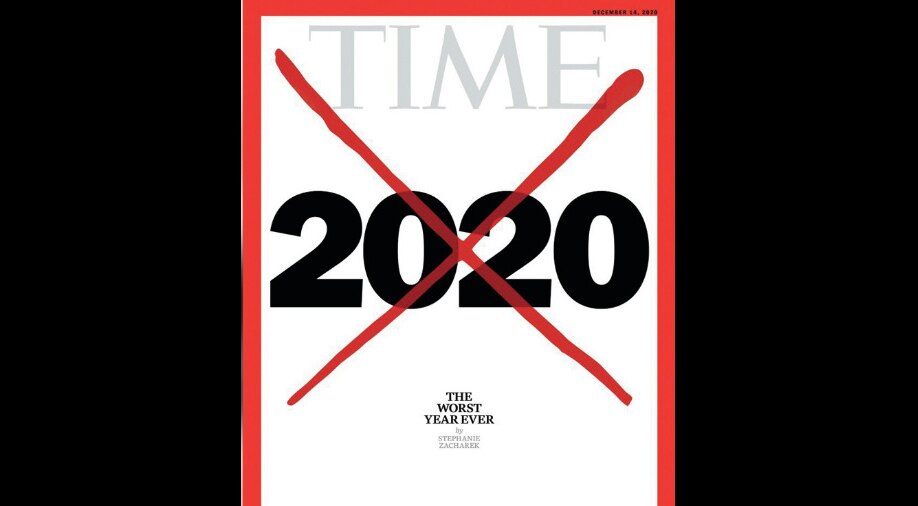 TIME Magazine ने अपने कवर पेज पर 2020 लिख रेड क्रॉस से काटा, बताया सबसे बुरा साल 