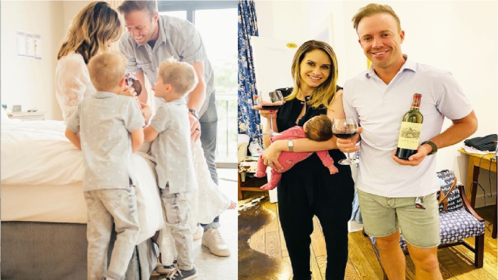 AB de Villiers ने अपने परिवार के साथ शेयर की बेहद Cute तस्वीर, लिखा ‘The tight 5’ AB de Villiers ने अपने परिवार के साथ शेयर की बेहद Cute तस्वीर, लिखा ‘The tight 5’