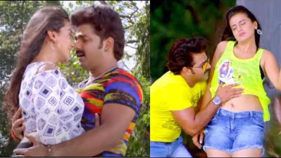 Pawan Singh Akshara Singh old song went viral from Tridev movie | Pawan