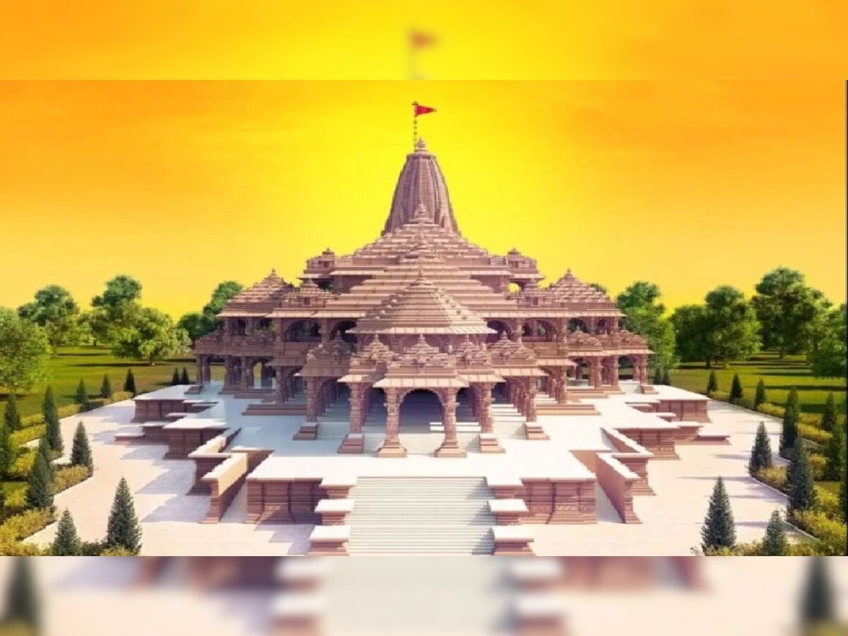 राम मंदिर का प्रस्तावित मॉडल