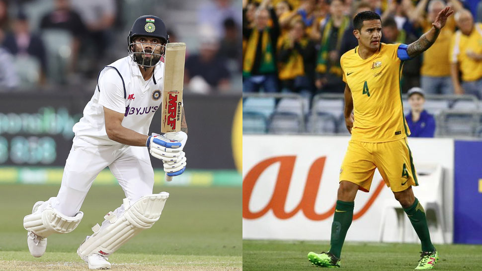 Virat Kohli के मुरीद हैं Australia के फुटबॉल दिग्गज Tim Cahill, जानिए तारीफ में क्या कहा Virat Kohli के मुरीद हैं Australia के फुटबॉल दिग्गज Tim Cahill, जानिए तारीफ में क्या कहा