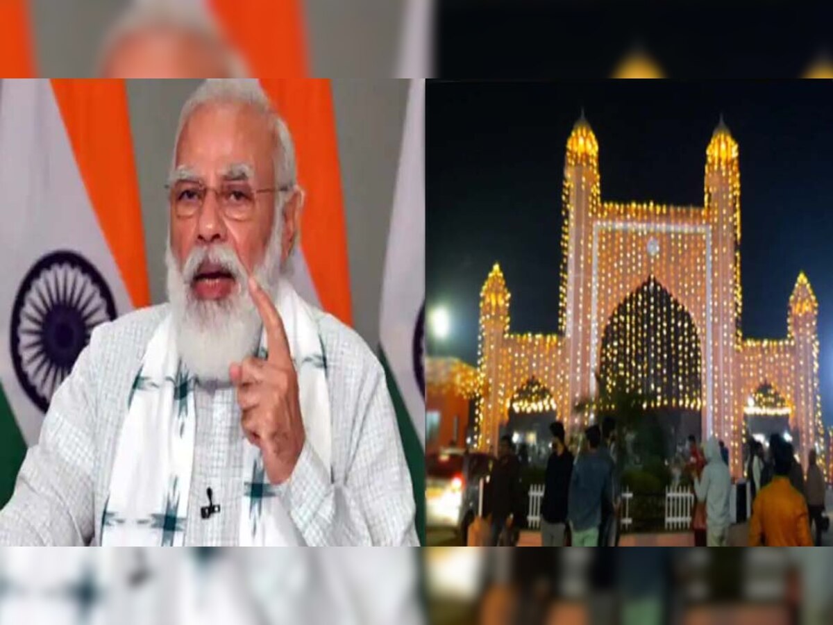 प्रधानमंत्रा नरेंद्र मोदी (फाइल फोटो)(L). खास मौके पर AMU को सजाया सजाया गया है.