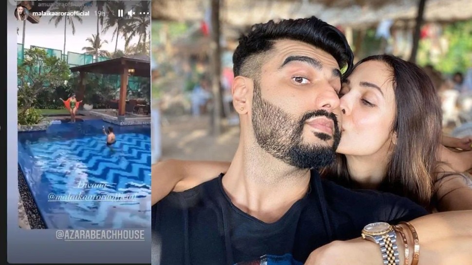 Malaik Arora के पर्सनल फोटोग्राफर बने Arjun Kapoor, स्विमिंग पूल में यूं खींच रहे फोटो Malaik Arora के पर्सनल फोटोग्राफर बने Arjun Kapoor, स्विमिंग पूल में यूं खींच रहे फोटो