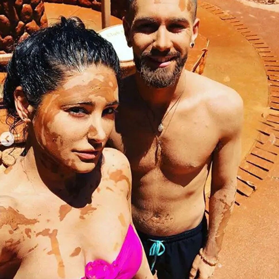 Nargis Fakhri Pink Bikini