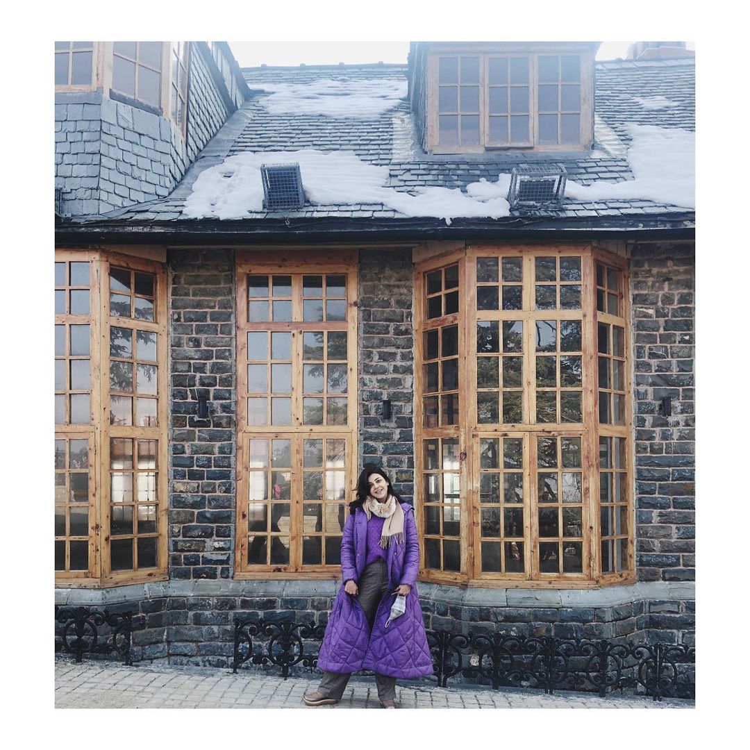 Kajal Aggarwal's Happy Day Kajal Aggarwal shimla vacation