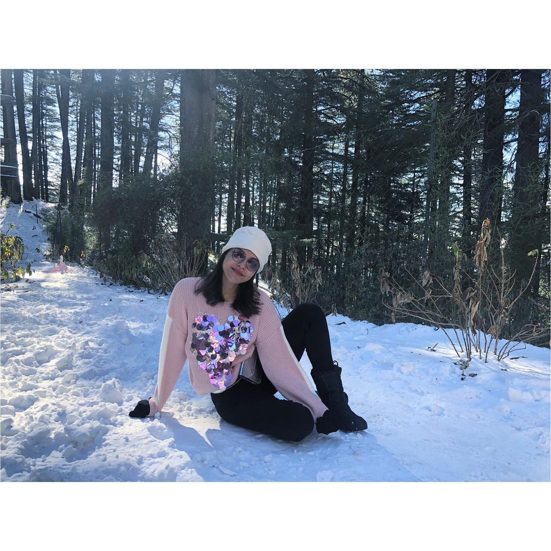 Kajal Aggarwal's new year with her husband Kajal Aggarwal shimla vacation