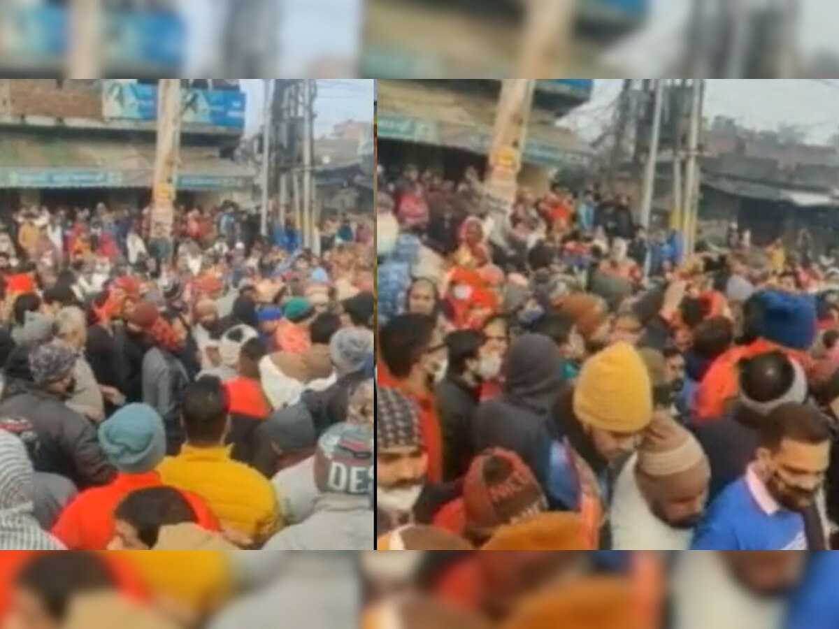 परिजनों ने गाजियाबाद-मेरठ हाइवे पर शव रखकर जाम लगा दिया 