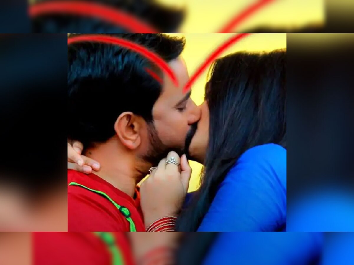 VIDEO: Nirahua को देख रोमांटिक हुईं Aamrapali Dubey, कहा 'ओठवा से ओठ के मिलाप'