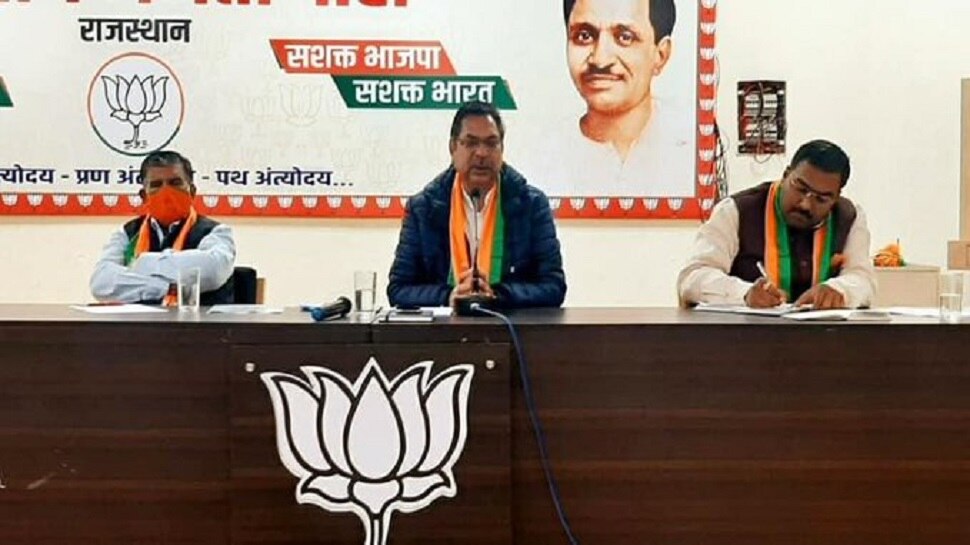 किसानों की हित में बात करना Congress का ढोंग व पाखंड: सतीश पूनिया