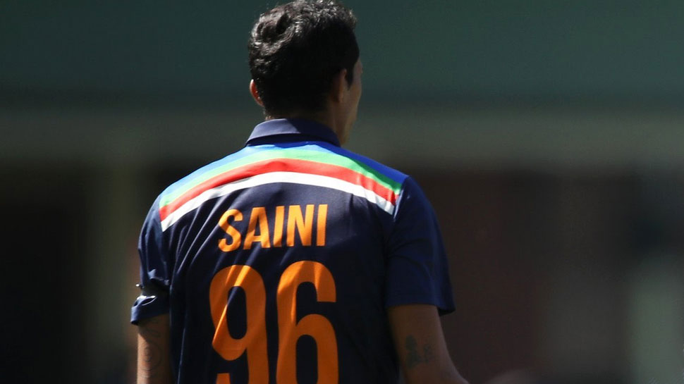 पहला वनडे मैच Navdeep Saini ODI Debut