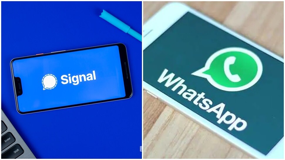 Signal App in demand After new WhatsApp terms raise privacy concerns, messaging app issue guidelines for users | WhatsApp की प्राइवेसी पॉलिसी से परेशान यूजर्स को Signal ने बताया आसान रास्‍ता |