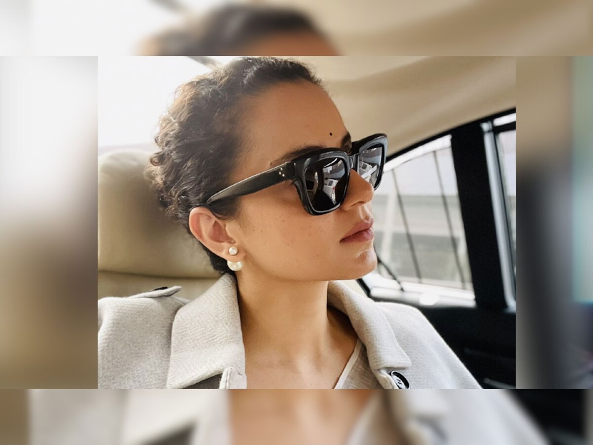 कंगना रनौत भोपाल रवाना, फोटो साभार: Twitter@KanganaRanaut