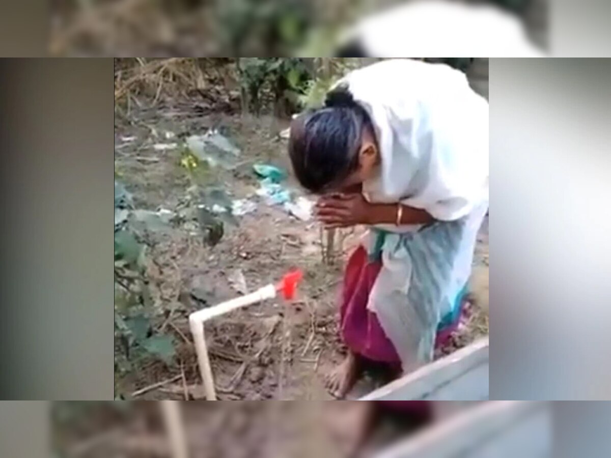 नल से पानी आता देख महिला ने किया कुछ ऐसा कि केंद्रीय मंत्री ने शेयर कर दिया VIDEO