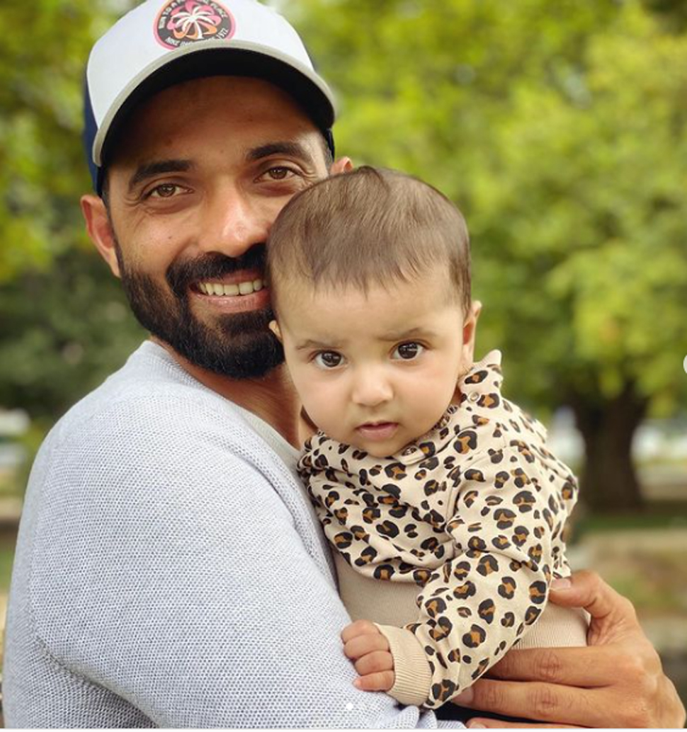 अजिंक्य रहाणे की बेटी आर्या