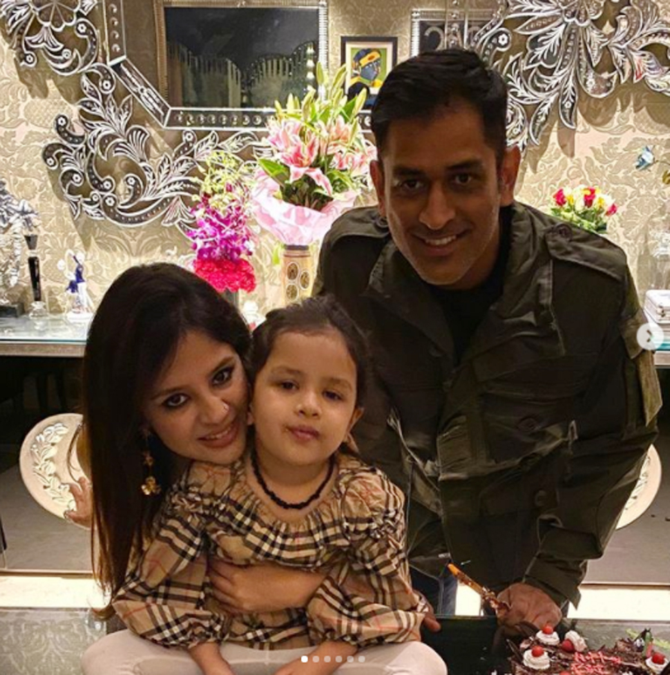 महेंद्र सिंह धोनी की बेटी