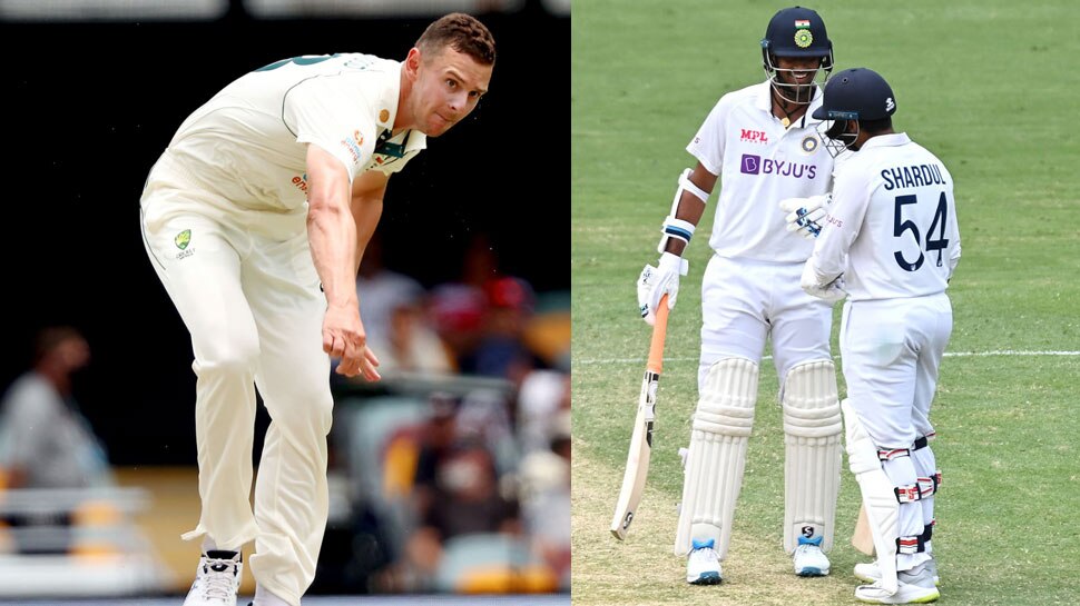 IND vs AUS Brisbane Test Josh Hazlewood said, Shardul Thakur and