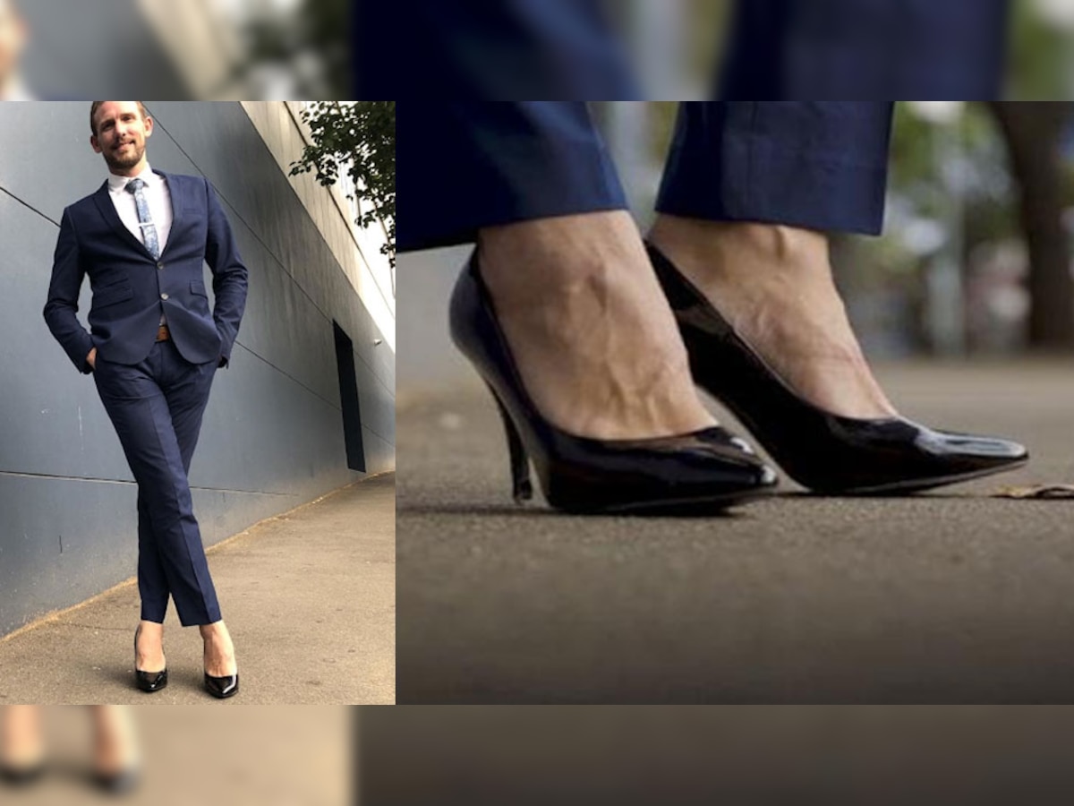 Australia: 6 इंच की High Heels पहनकर ऑफिस जाता है ये शख्स, वजह जान आप भी होंगे हैरान