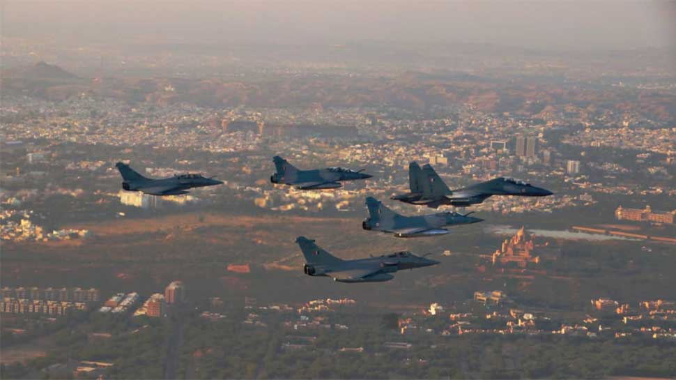 भारत ने पहली बार दिखाई राफेल की ताकत India showed Rafale strength