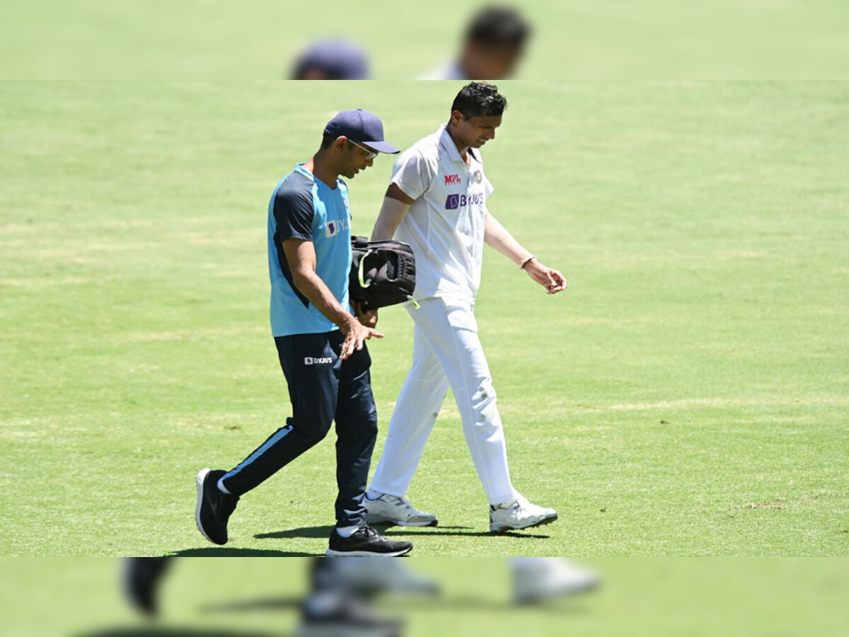 नवदीप सैनी ब्रिसबेन टेस्ट में चोटिल हो गए थे (फोटो-BCCI)