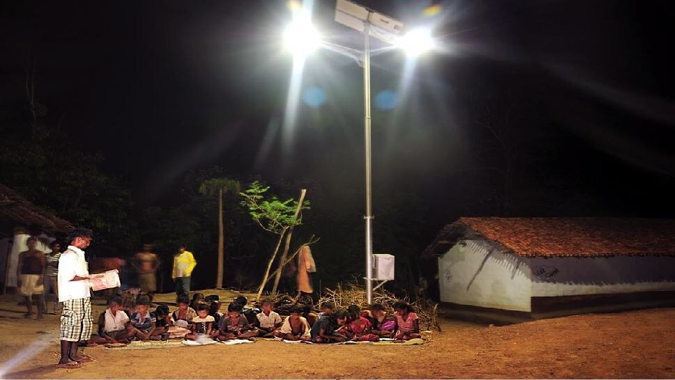 10 lakh street lights will be installed in Bihar the streets of the